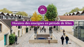 Horaires des enseignes en période de fêtes