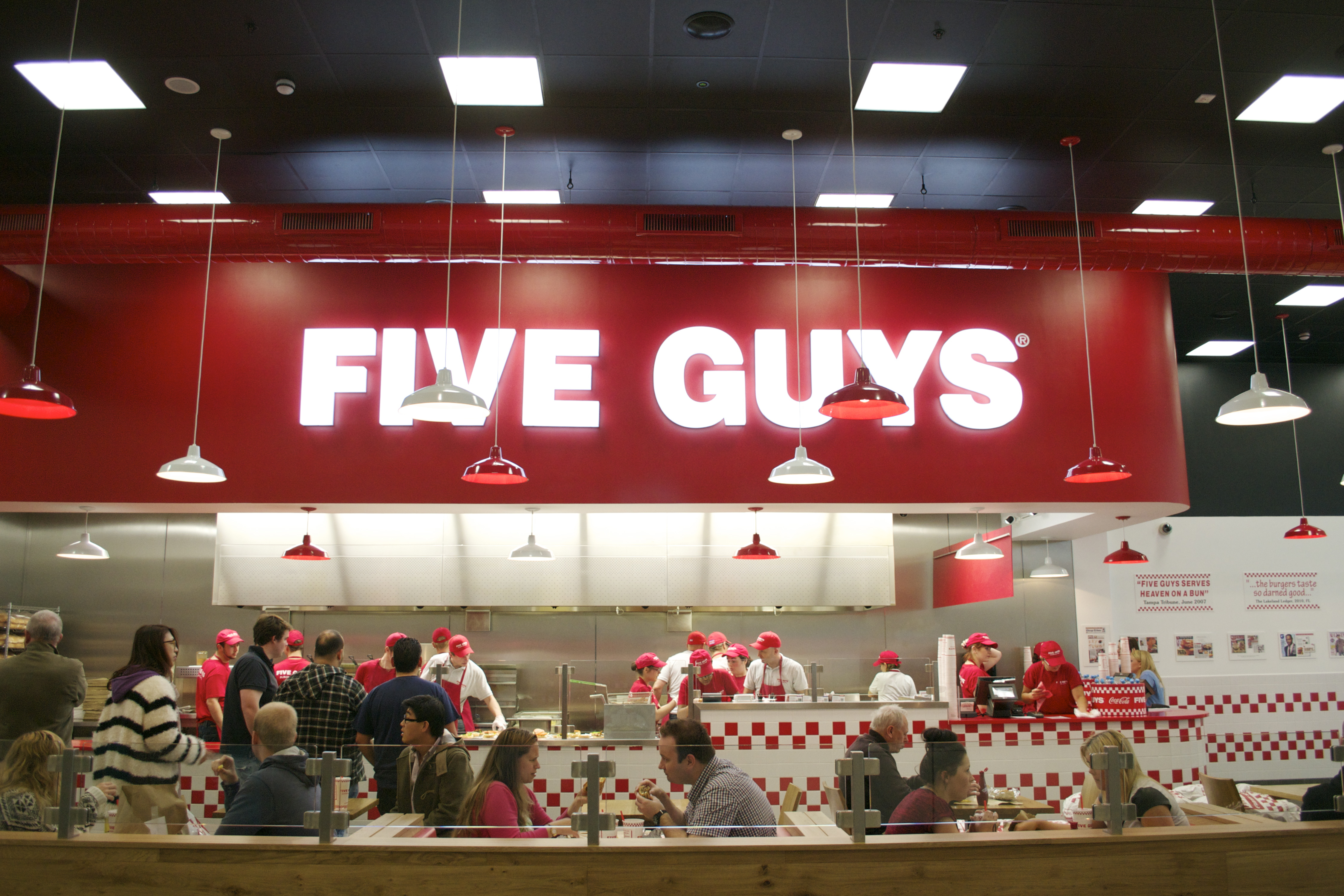 Restaurant FIVE GUYS Centre Bercy Village