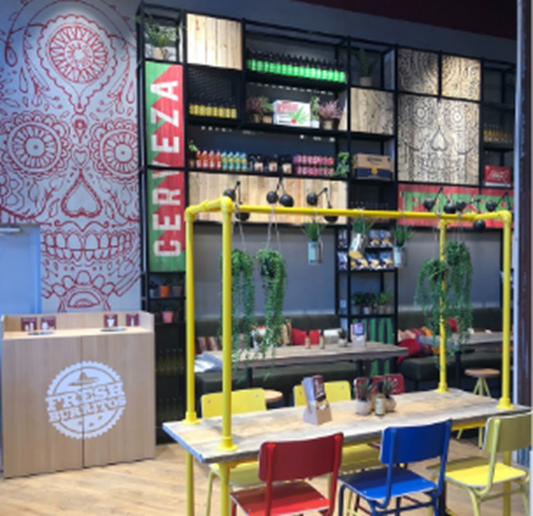 Visuel interieur fresh burritos