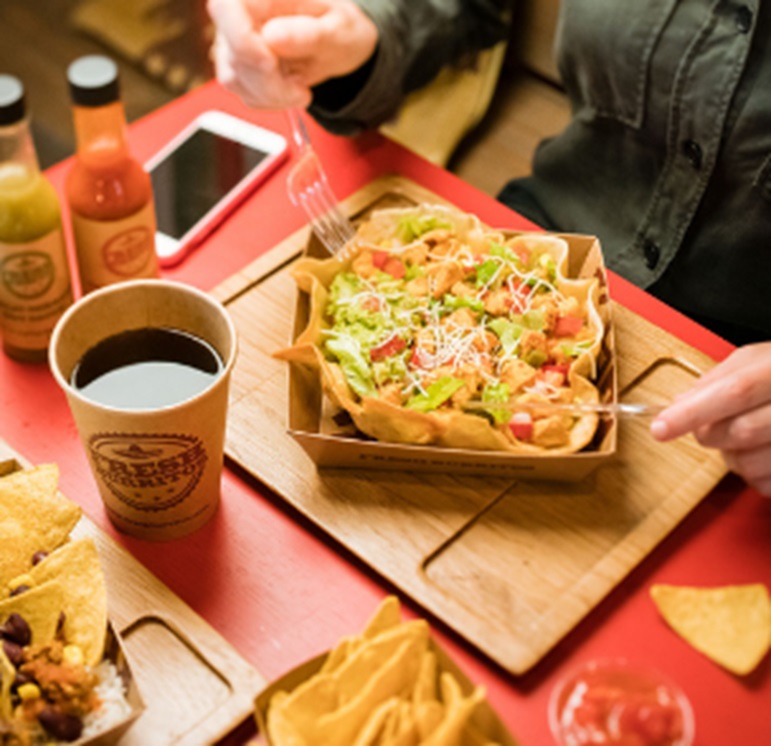 Visuel salades fresh burritos